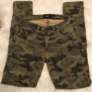 Camouflage Skinny Hudson Jeans